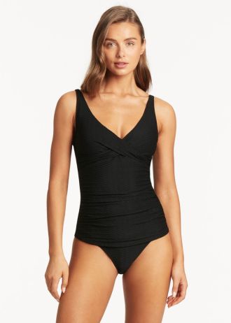 Honeycomb Cross Front Tankini