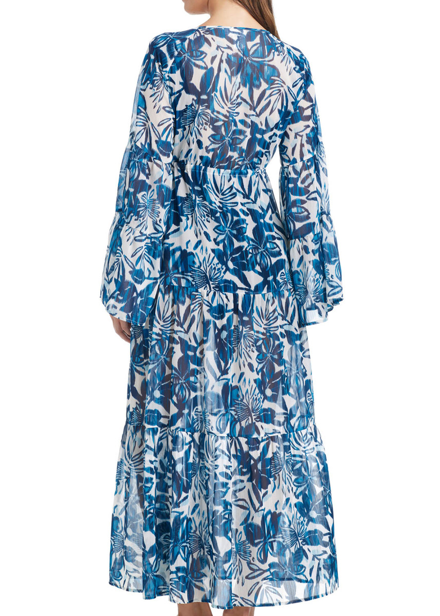 Longue robe chiffon Turning Tides