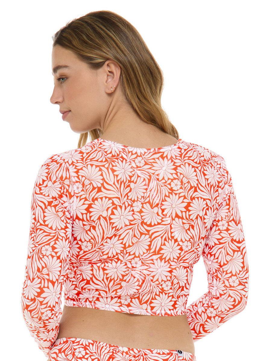 Haut crop en maille Aurora Serenade
